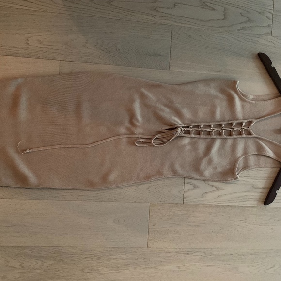Mini ribbed dress - Picture 1 of 3